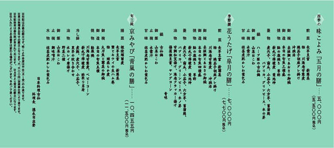 5月のお献立